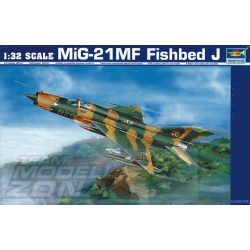 Trumpeter 1:32 Mig-21 MF Fishbed J makett