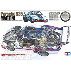 Tamiya - 1:12 Porsche 935 Martini m. PE - makett