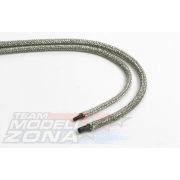   Tamiya - 1:6/1:12/1:24   1,2x2,6mm - fonott burkolatu cső - 1m