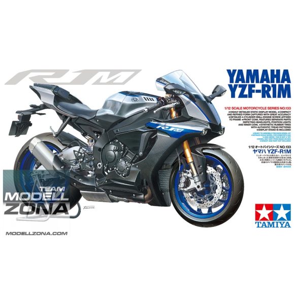 Tamiya - 1:12 Yamaha YZF-R1M - makett