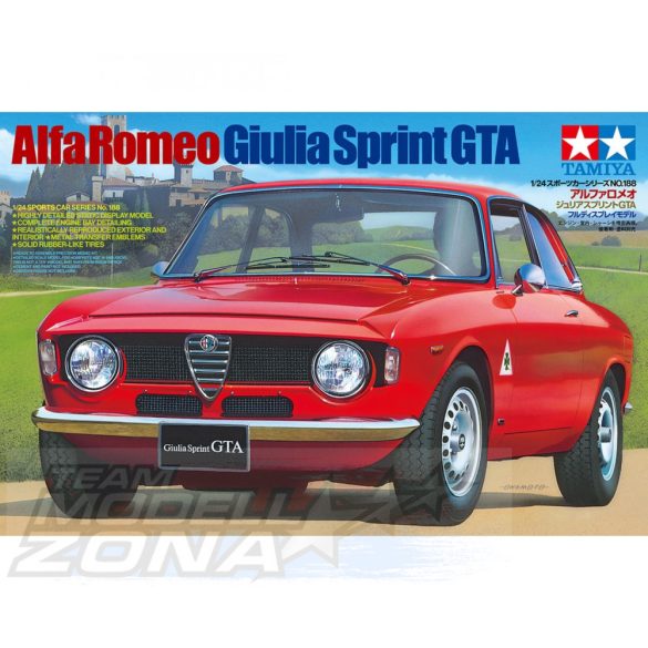 Tamiya 1:24 Alfa Romeo Guilia Sprint GTA makett