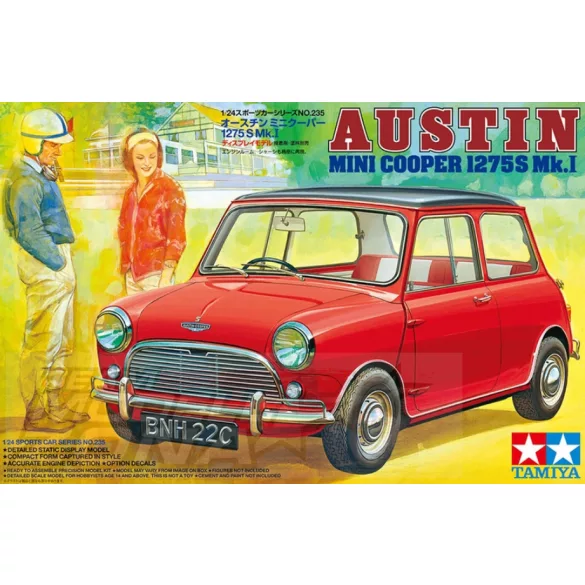 Tamiya 1:24 1:24 Austin Mini Cooper 1275S Mk.1 makett