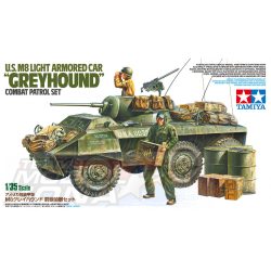   Tamiya -1:35 US M8 Greyhound Combat Patrol Set - makett figurákkal