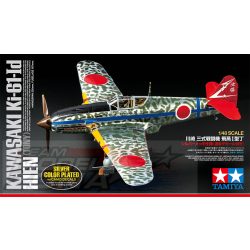   Tamiya - 1:48 IJA Ki-61-Id Hien ezüst, terep dekorral - makett