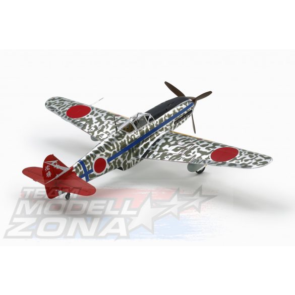 Tamiya - 1:48 IJA Ki-61-Id Hien ezüst, terep dekorral - makett