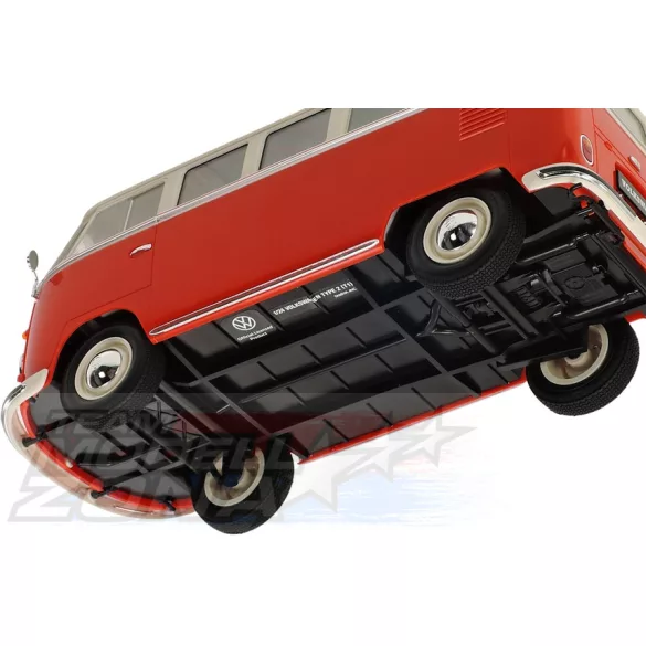 Tamiya 1/24 Volkswagen Type 2 (T1) (Red/White) összepattintós makett