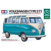 Tamiya 1/24 Volkswagen Type 2 (T1) (Blue/White) összepattintós makett Tamiya 1/24 Volkswagen Type 2 (T1) (Blue/White) összepattintós makett