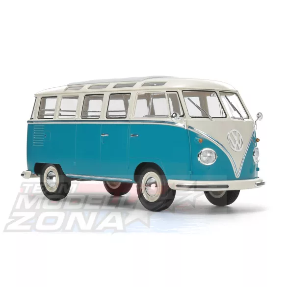 Tamiya 1/24 Volkswagen Type 2 (T1) (Blue/White) összepattintós makett