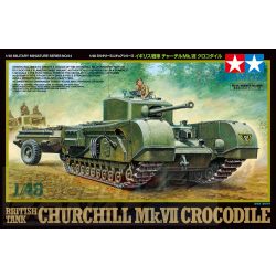 Tamiya - 1:48 Churchill MkVII Crocodile - makett