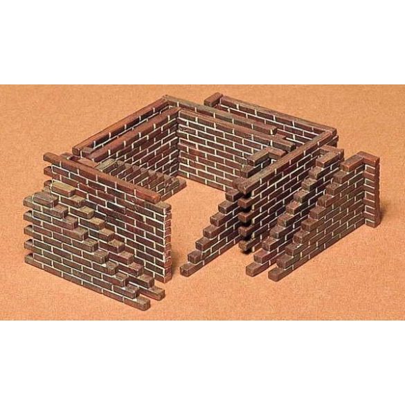 Tamiya Brick Wall Set - makett