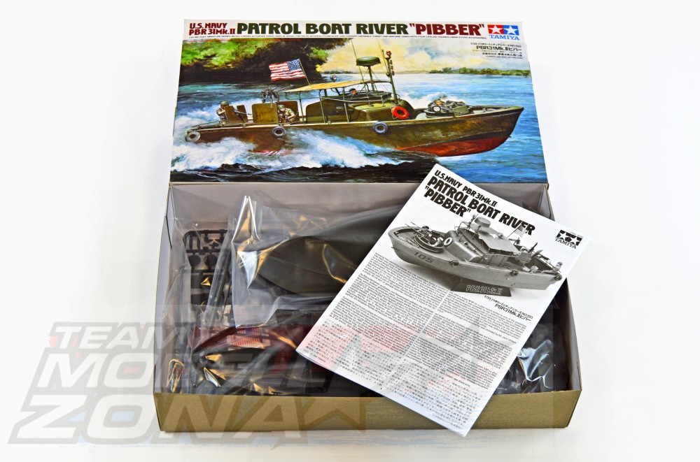 Tamiya - 1:35 US Navy PBR 31 Mk.II Pibber Vietnam- makett