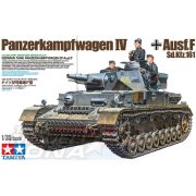 Tamiya - 1:35 Pz.Kpfw.IV Ausf.F - makett három figurával