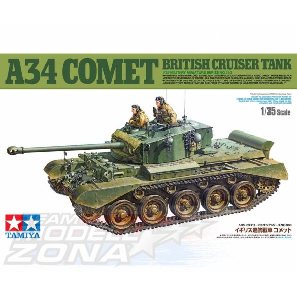 Tamiya - 1:35  Brit. Panzer Comet A34 makett