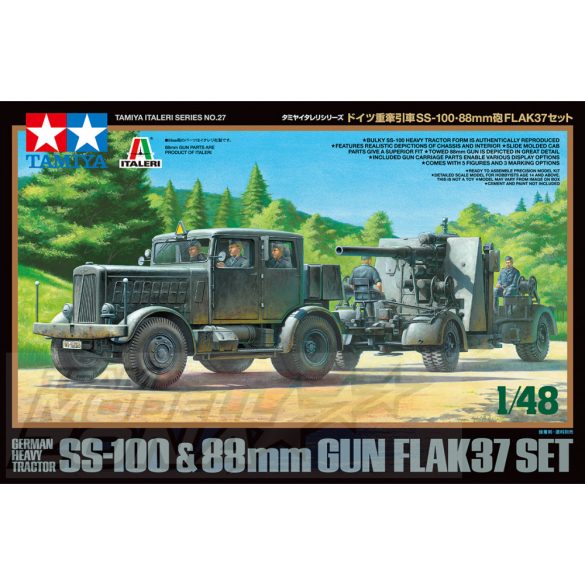 1:48 Zgm. SS-100 m. 88mm Flak37 Set