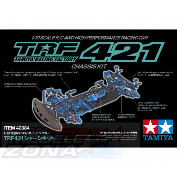 1:10 RC TRF421 Chassis Kit