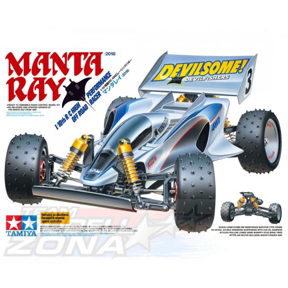 Tamiya1:10 Manta Ray (2018) építőkészlet