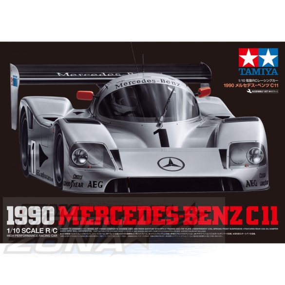 Tamiya 1:10 -  Mercedes-Benz C11 1990 Gr.C 2WD építőkészlet