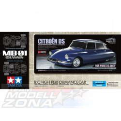   Tamiya1:10 Citroen DS Blue PB MB-01 festett kasztnival,építőkészlet