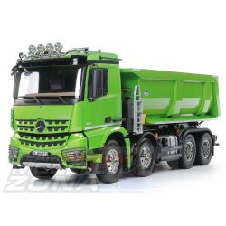   Tamiya 1:14 MB Arocs 4151 8x4 Kipper Bausatz Candy-Grün építőkészlet limitált darabszám