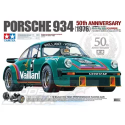   Tamiya 1:10  Porsche 934 turbo Vaillant-Kremer 50th Anniv. építőkészlet