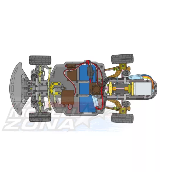 Tamiya 1:10  Porsche 934 turbo Vaillant-Kremer 50th Anniv. építőkészlet