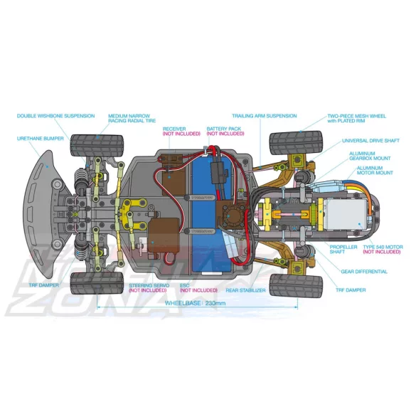 Tamiya 1:10  Porsche 934 turbo Vaillant-Kremer 50th Anniv. építőkészlet