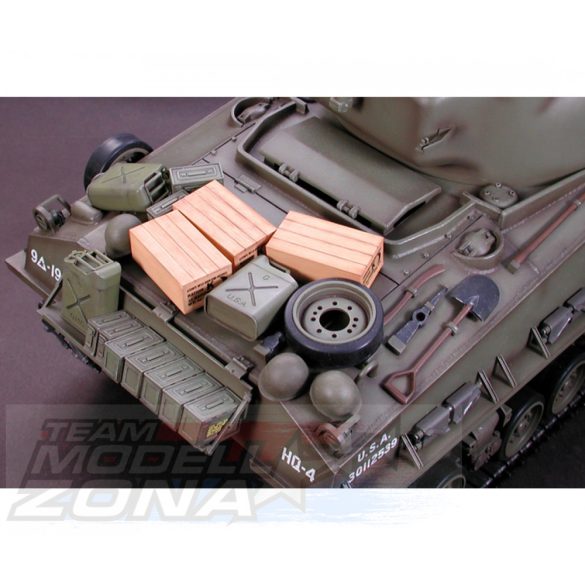 Tamiya 1:14 US Panzer Sherman M4 Full Option építőkészlet "50 évfordulós modell"