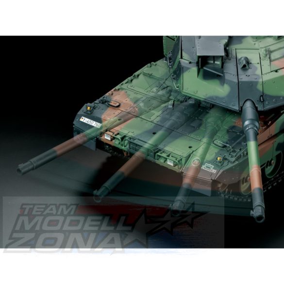 Tamiya1:16 RC Leopard 2 A7V Harckocsi modell Full option'