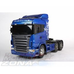 1:14 RC Scania R620 6x4 High.festett kasztnival (kék)