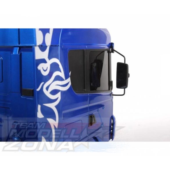 1:14 RC Scania R620 6x4 High.festett kasztnival (kék) építőkészlet