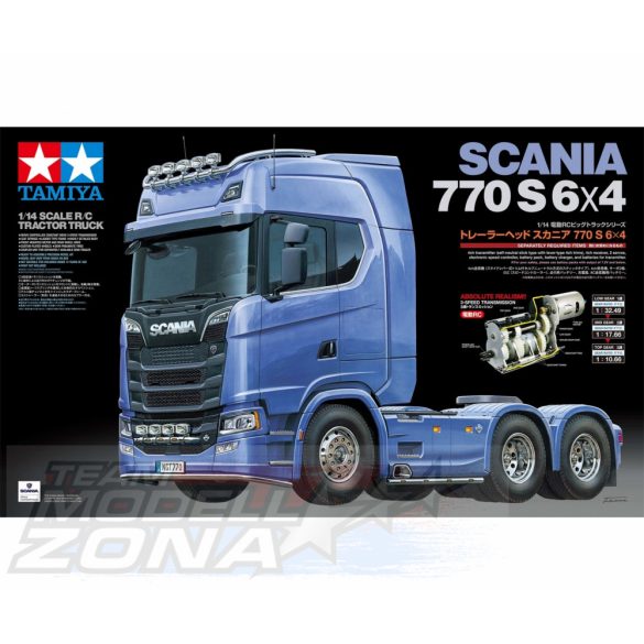 Tamiya  1:14 -  Scania 770 S 6x4 3-Achser 1:14 Kit építőkészlet