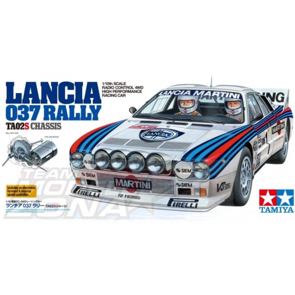 Tamiya - 1:10 RC Lancia 037 Rally TA-02SW  építőkészlet