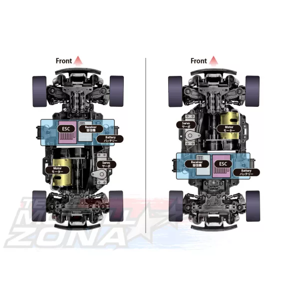 Tamiya 1:10RC Mini Cooper Racing (MB-01 chassis) építőkészlet