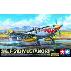 Tamiya - 1:32 N.A. F-51D Mustang kóreai háború - makett