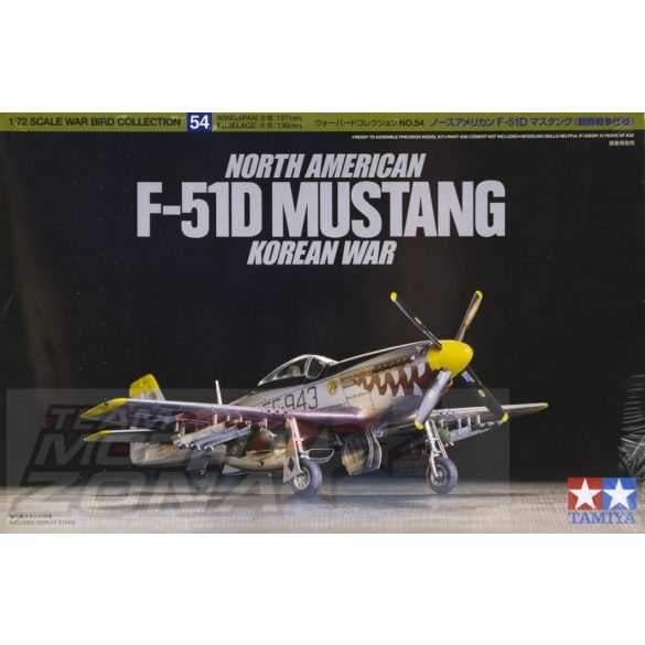 1:72 F-51D Mustang North American	