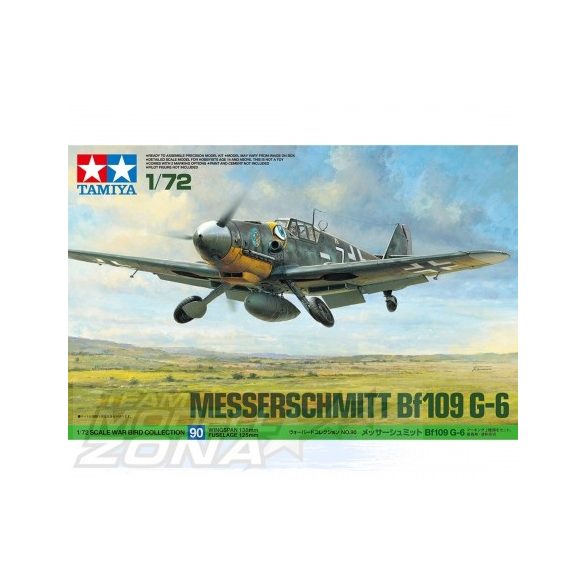 Tamiya - 1:72 Bf-109 G-6 Messerschmitt - makett