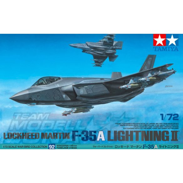 Tamiya 1:72 F-35A Lightning ll  makett