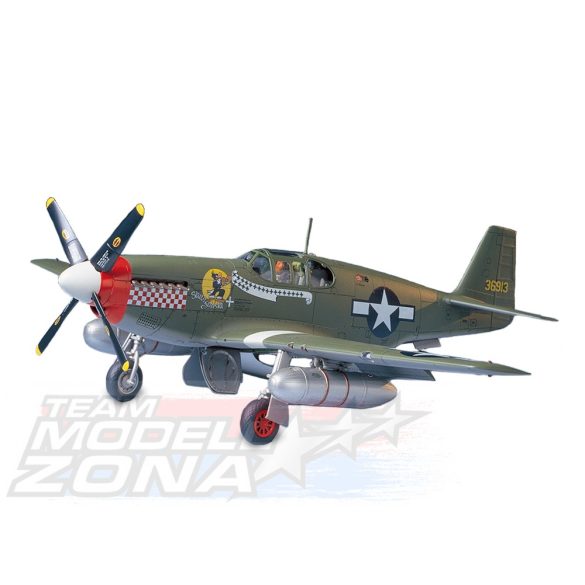 Tamiya - 1:48 NORTH AMERICAN P-51B MUSTANG - makett