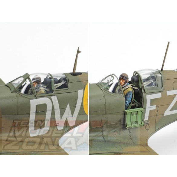 Tamiya - 1:48 Brit. Supermarine Spitfire Mk.I - makett repülő