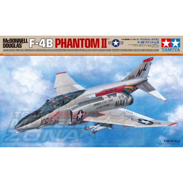 Tamiya - 1:48 F-4B Phantom II McDonnell Douglas - makett