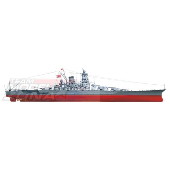 Tamiya - 1:350 Japanese Battleship Musashi- makett