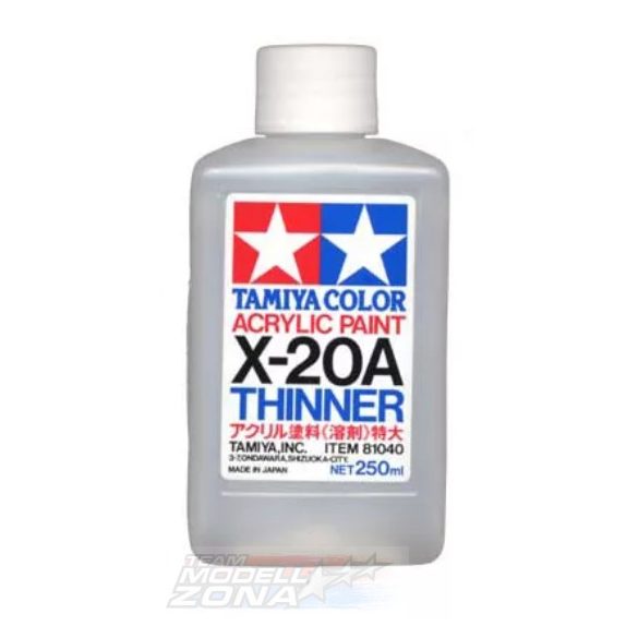 X-20A Acrylic Thinner 250ml - Tamiya 