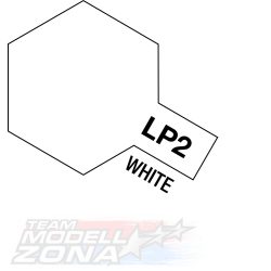 LP-2 White 10ml (VE6) - fehér festék