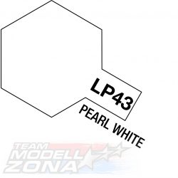 LP-43 pearl white - gyöngyház fehér festék - 10 ml