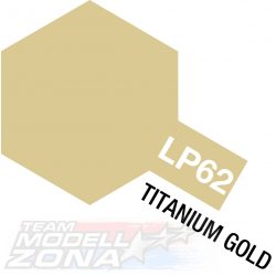   LP-62 Titanium Gold gloss - titán arany fényes festék - 10 ml