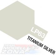   LP-63 Titanium Silver gloss - titán ezüst fényes festék - 10 ml