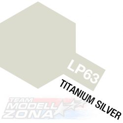   LP-63 Titanium Silver gloss - titán ezüst fényes festék - 10 ml