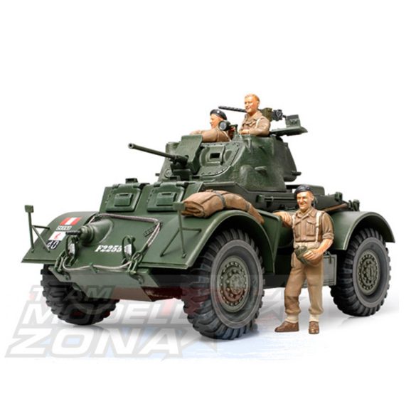Tamiya - 1:35 "Staghound" britt pánclozott jármű - makett 3 figurával