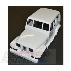   Tamiya - Jeep Wrangler ABS karosszéria összes tartozékával, kivéve ablakok!