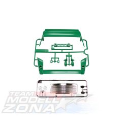   Tamiya 1:10 H-/J- csomag tükör,szárny,hűtőrács 190 EVOII zöld